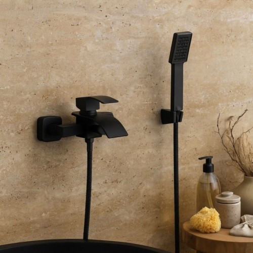 Bateria łazienkowa wannowa GRANITE SINK Elavo - czarna