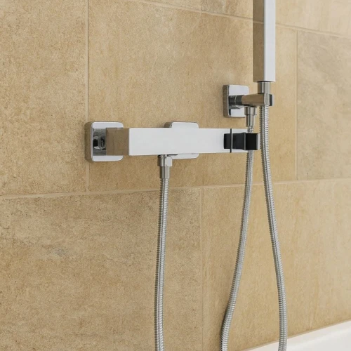 Bateria łazienkowa natryskowa GRANITE SINK Kubin - chrom