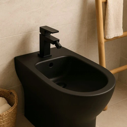 Bateria łazienkowa bidetowa GRANITE SINK Kubin - czarny
