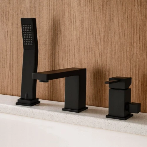Bateria łazienkowa wannowa GRANITE SINK Karon vuo - Czarny