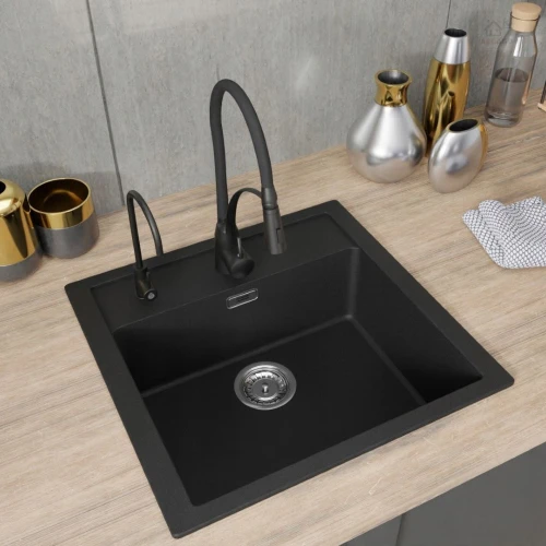 Zestaw - zlew kuchenny jednokomorowy Franke Sid 610 z baterią kuchenną Nexo i filtrem do wody Dafi