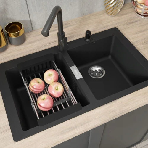 Zlewozmywak Franke Sirius S2D 620 - Bateria - dozownik - syfon - koszyk