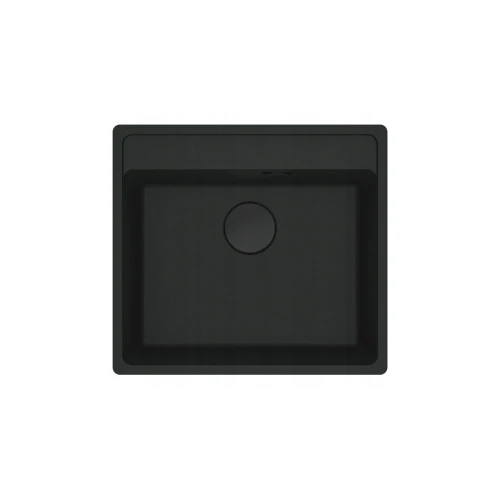 Zestaw - Zlewozmywak Franke MRG 610-52 czarny mat - bateria Pescara - dozownik Atlas 