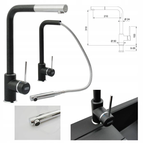 Zlew -  zlewozmywak Franke BFG 611-62 - bateria Sirius Side