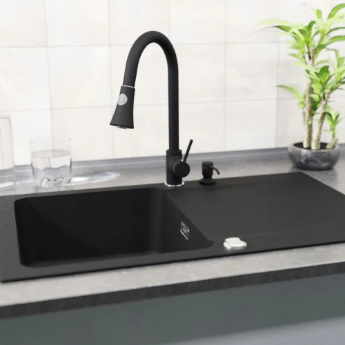 Zlewozmywak Franke Orion 611-78 OID - bateria Snake - dozownik