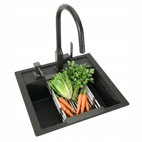 Zlewozmywak Franke Sid 610 - bateria wyciągana - dozownik - koszyk