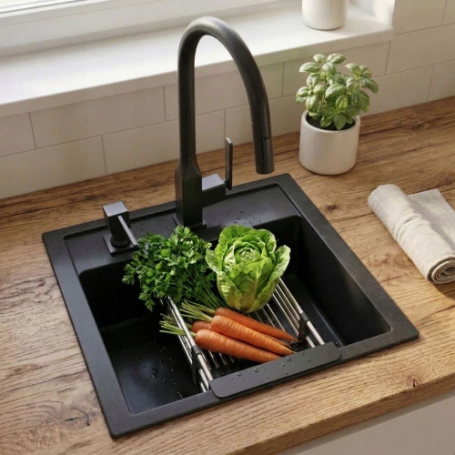 Zlewozmywak Franke Sid 610 - bateria wyciągana - dozownik - koszyk