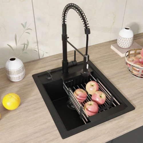 Zestaw - zlew Franke 610-40 - bateria Spiral Retro - dozownik - koszyk