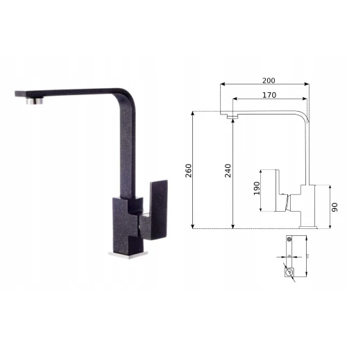 Zestaw - zlew Franke Sid 610 - bateria Nook - dozownik