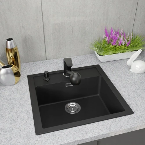 Zestaw - zlew Franke Sid 610 tectonite - bateria Hand - dozownik