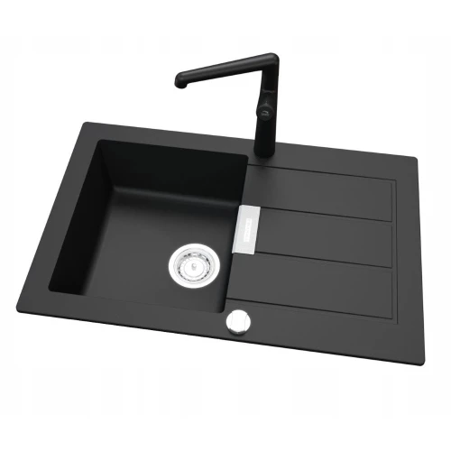 Zestaw - Zlewozmywak Franke S2D Sirius 611-78 - bateria Pretto - syfon